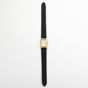 Alternative view of LOV-IN BOUQUET Japan Women’s Quartz Tango Jacquard Black Strap Gold Dial 36mm Watch LVB141G2