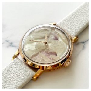 Alternative view of LOV-IN BOUQUET Japan Women’s Quartz Apple Skin Leather Strap Dial 36mm Watch LVB136P2