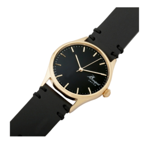 Alternative view of LOV-IN BOUQUET Japan Women’s Quartz Black Leather Strap Black Dial 41mm Watch LVB134G1