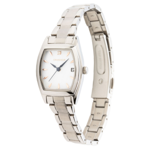 Alternative view of GRANDEUR Japan Women’s Quartz Stainless Steel White Dial 32mm Solar Watch ESL077M1