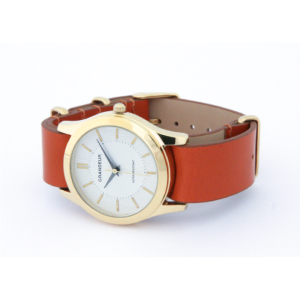 Alternative view of GRANDEUR ELEGANCE Japan Women’s Quartz Leather Strap White Dial 41mm Watch Watch GSX068G2