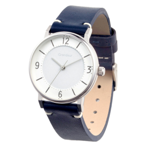 Alternative view of GRANDEUR ELEGANCE Japan Women's Quartz Leather Strap White & Silver Dial 31mm Watch GSW005W1