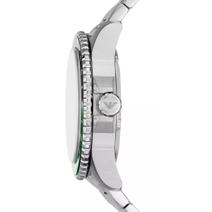 Alternative view of Emporio Armani Men’s Quartz Silver Stainless Steel Black Dial 42mm Watch AR11589 (Without Tag)