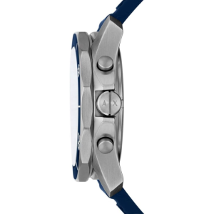 Alternative view of Armani Exchange Men’s Quartz Blue Silicone Strap Blue Dial 44mm Watch AX1960