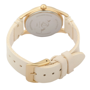 LOV-IN BOUQUET Japan Women’s Quartz Leather Strap Cream Dial 33mm Watch LVB134G3 - Image 3