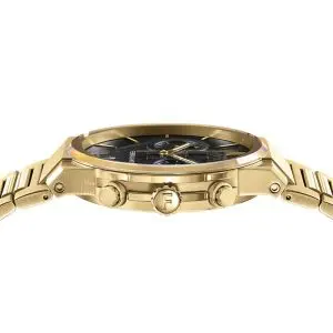 Alternative view of Ferragamo Men’s Swiss Made Quartz Gold Stainless Steel Black Dial 41mm Watch SFME01323