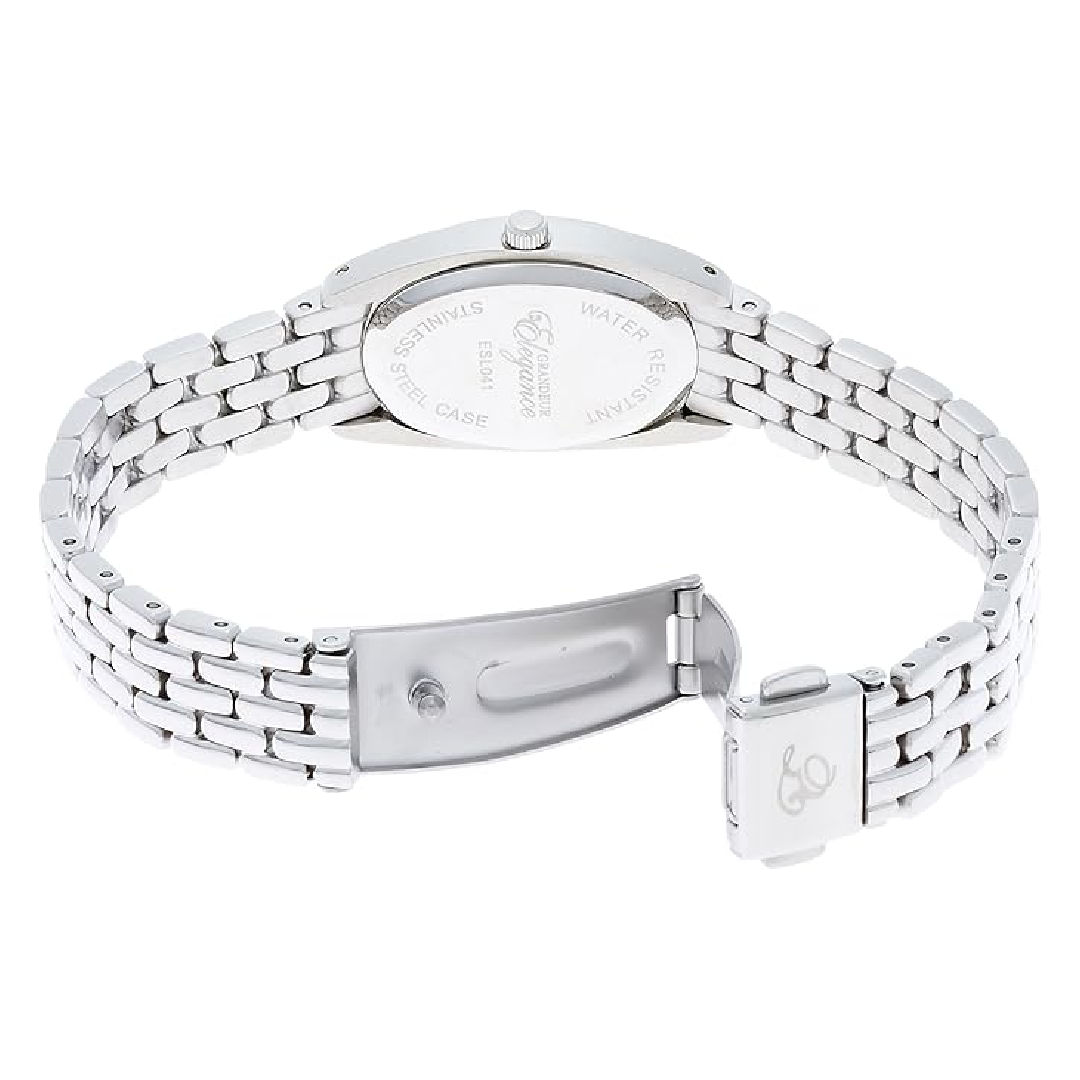 GRANDEUR ELEGANCE Japan Women’s Quartz Stainless Steel White Dial 20mm Watch ESL041M7