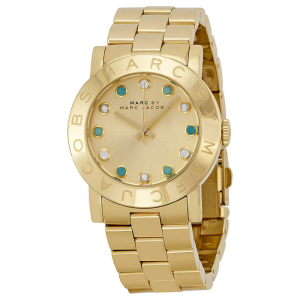 Marc by Marc Jacobs Women's Quartz Stainless Steel Gold Dial 36mm Watch MBM3215