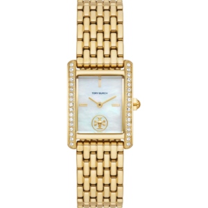 Tory Burch Women’s Quartz Stainless Steel Mother Of Pearl Dial 25mm Watch TBW1073 (Without Tag)
