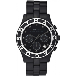 Marc by Marc Jacobs Women’s Chronograph Quartz Stainless Steel Black Dial 40mm Watch MBM3083