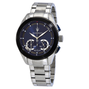 Maserati Men’s Chronograph Quartz Stainless Steel Blue Dial 45mm Watch R8873612014