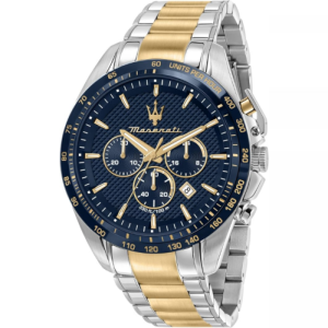 Maserati Men’s Chronograph Quartz Stainless Steel Blue Dial 45mm Watch R8873612046