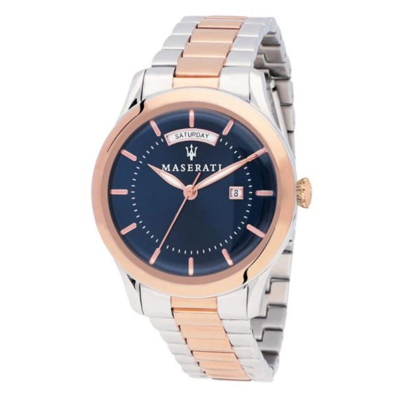 Maserati Men’s Quartz Two-Tone Stainless Steel Blue Dial 40mm Watch R8853125001