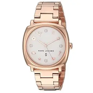 Marc by Marc Jacobs Women’s Quartz Rose Gold Stainless Steel White Dial 34mm Watch MBM3574