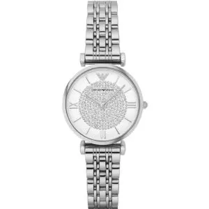 Emporio Armani Women’s Quartz Stainless Steel White 32mm Watch AR1925 (Without Tag)