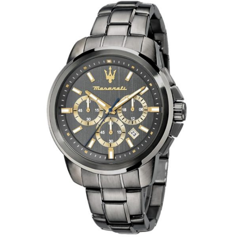 Maserati Men’s Chronograph Quartz Grey Stainless Steel Grey Dial 44mm Watch R8873621007