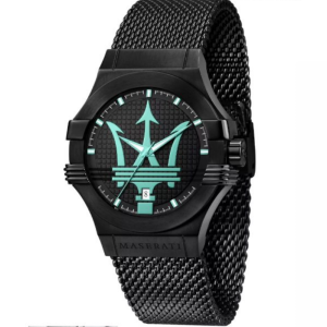 Maserati Potenza Aqua Edition Men’s Quartz Black Stainless Steel Black Dial 44mm Watch R8853144002