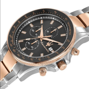 Alternative view of Maserati Men’s Chronograph Quartz Stainless Steel Black Dial 44mm Watch R8873640014