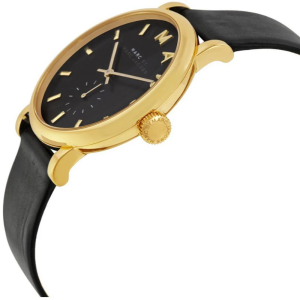 Alternative view of Marc by Marc Jacobs Women’s Quartz Black Leather Strap Black Dial 36mm Watch MBM1269