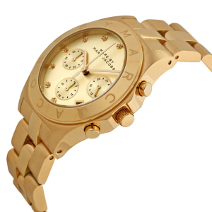 Alternative view of Marc by Marc Jacobs Women’s Chronograph Quartz Stainless Steel Gold Dial 40mm Watch MBM3101