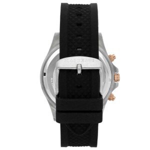 Alternative view of Maserati Men’s Chronograph Quartz Black Silicon Strap Black Dial 44mm Watch R8871640002