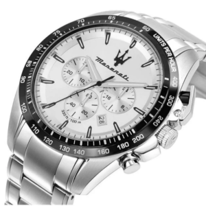 Alternative view of Maserati Men’s Chronograph Quartz Stainless Steel White Dial 45mm Watch R8873612049