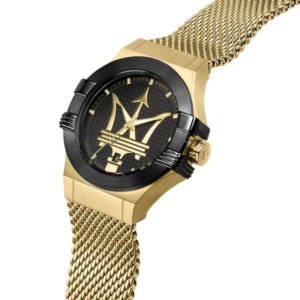 Alternative view of Maserati Men’s Quartz Gold Stainless Steel Black Dial 42mm Watch R8853108006