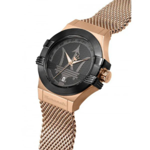 Alternative view of Maserati Men’s Quartz Rose Gold Stainless Steel Black Dial 42mm Watch R8853108009