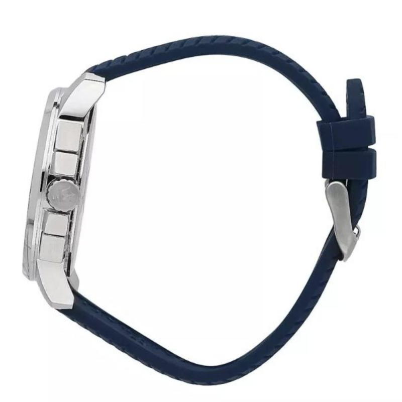 Maserati Men’s Chronograph Quartz Navy Blue Silicone Strap White Dial 44mm Watch R8871621013 - Image 2