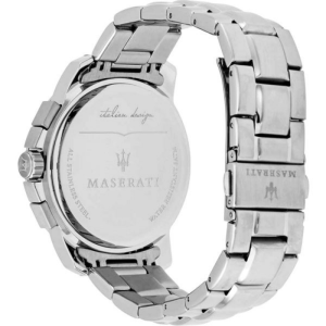 Alternative view of Maserati Men’s Chronograph Quartz Silver Stainless Steel Black Dial 44mm Watch R8873621001