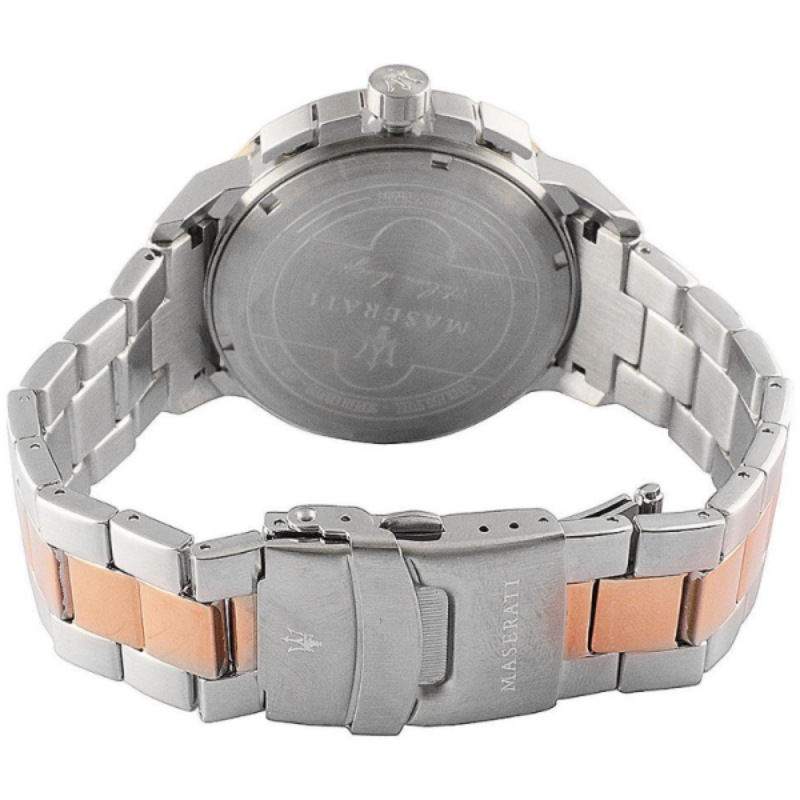 Maserati Men’s Chronograph Quartz Stainless Steel Navy Blue Dial 44mm Watch R8873619002 - Image 3