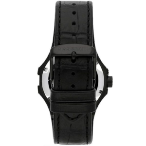 Maserati Men’s Quartz Black Leather Strap Black Dial 40mm Watch R8851108032 - Image 3