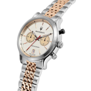 Alternative view of Maserati Men’s Chronograph Quartz Two-Tone Stainless Steel White Dial 42mm Watch R8873638002