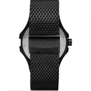 Maserati Potenza Aqua Edition Men’s Quartz Black Stainless Steel Black Dial 44mm Watch R8853144002 - Image 3