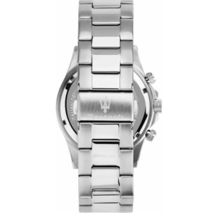 Maserati Men’s Chronograph Quartz Silver Stainless Steel Black Dial 43mm Watch R8873600008 - Image 3