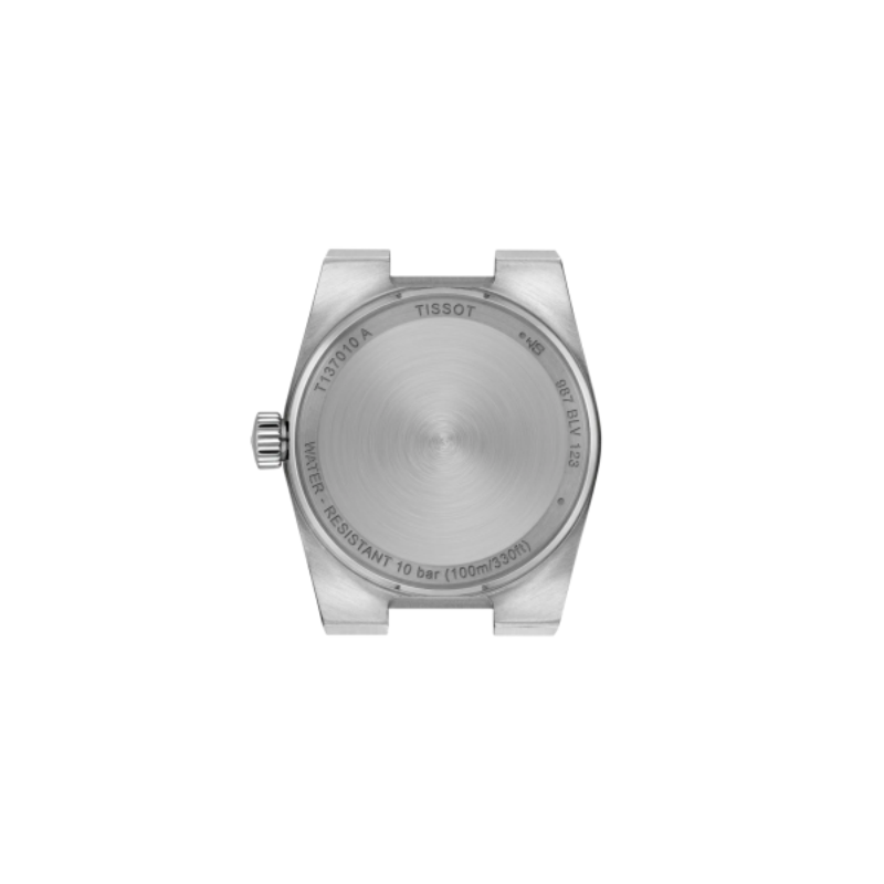 TISSOT PRX Women’s Quartz Swiss Made Silver Stainless Steel Black Dial 25mm Watch T137.010.11.056.00 - Image 3
