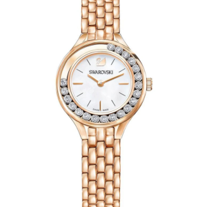SWAROVSKI Women’s Swiss Made Quartz Rose Gold Stainless Steel White Dial 31mm Watch 5261496