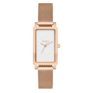 Skagen Women’s Quartz Rose Gold Stainless Steel White Dial 22mm Watch SKW3095 (Without Tag)