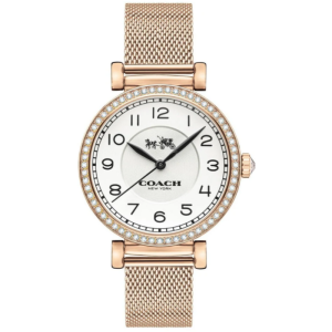 Coach Women’s Quartz Rose Gold Stainless Steel White Dial 32mm Watch 14503398