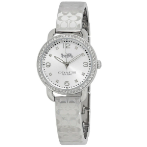 Coach Women’s Quartz Silver Stainless Steel White Dial 28mm Watch 14502353