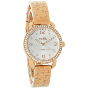 Coach Women’s Quartz Rose Gold Stainless Steel White Dial 28mm Watch 14502355
