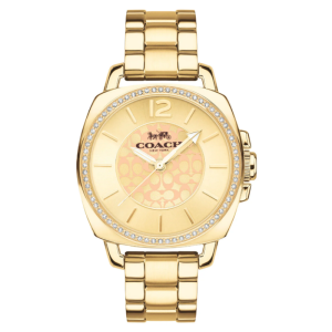 Coach Women’s Quartz Gold Stainless Steel Gold Dial 34mm Watch 14503141
