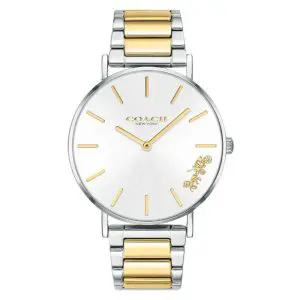 Coach Women’s Quartz Two-tone Stainless Steel Silver Dial 36mm Watch 14503347
