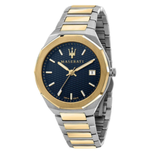 Maserati Men’s Quartz Two-Tone Stainless Steel Blue Dial 45mm Watch R8853142008