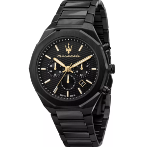 Maserati Men’s Chronograph Quartz Black Stainless Steel Black Dial 45mm Watch R8873642005