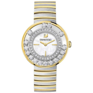 SWAROVSKI Women’s Swiss Made Quartz Two-tone Stainless Steel Mother Of Pearl Dial 35mm Watch 1187022