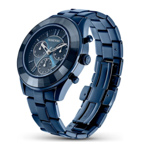 Alternative view of SWAROVSKI Unisex Swiss Made Quartz Blue Stainless Steel Blue Dial 39mm Watch 5610475