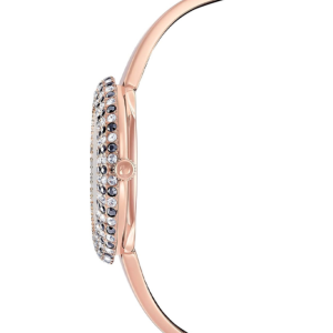 Alternative view of SWAROVSKI Women’s Swiss Made Quartz Rose Gold Metal Chain Black Dial 34mm Watch 5484050