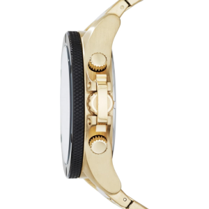 Alternative view of Armani Exchange Men’s Chronograph Quartz Gold Stainless Steel Black Dial 48mm Watch AX1511 (Shelf Leftover)