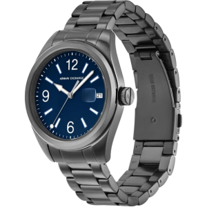 Alternative view of Armani Exchange Men’s Quartz Grey Stainless Steel Blue Dial 42mm Watch AX1421 (Without Tag)